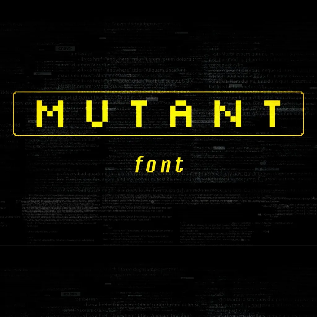 Mutant Font